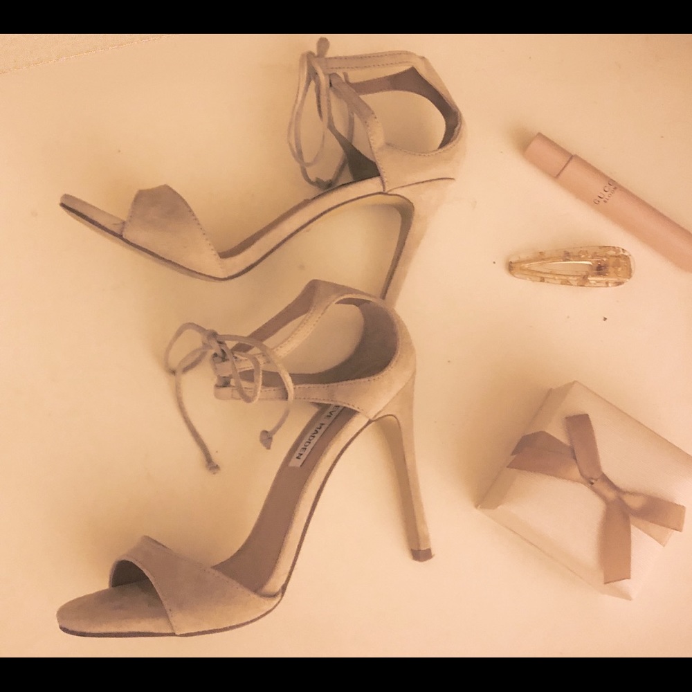 Steve Madden suede stiletto heels